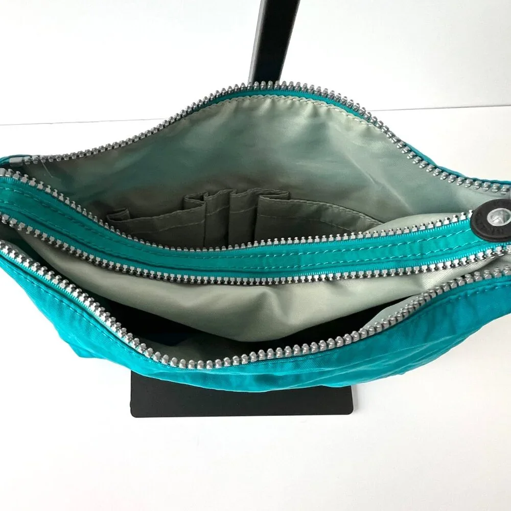 Kipling Alvar Crossbody Turquoise Zipper Bag, HB4061-484, Excellent Condition! - Picture 11 of 15